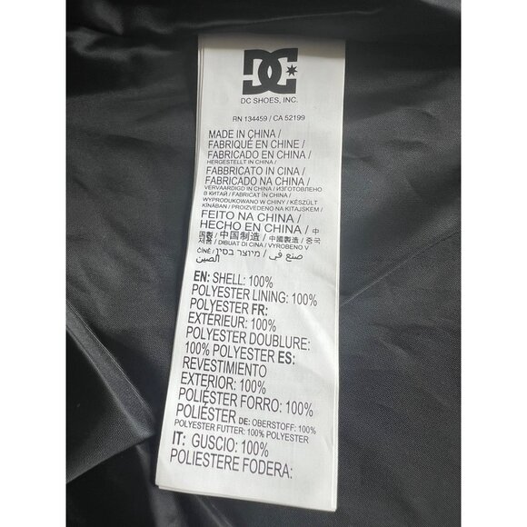 DC Command 45K Mens Jacket Sympatex Waterproof Hooded Gray/Black Size Medium - Picture 7 of 13